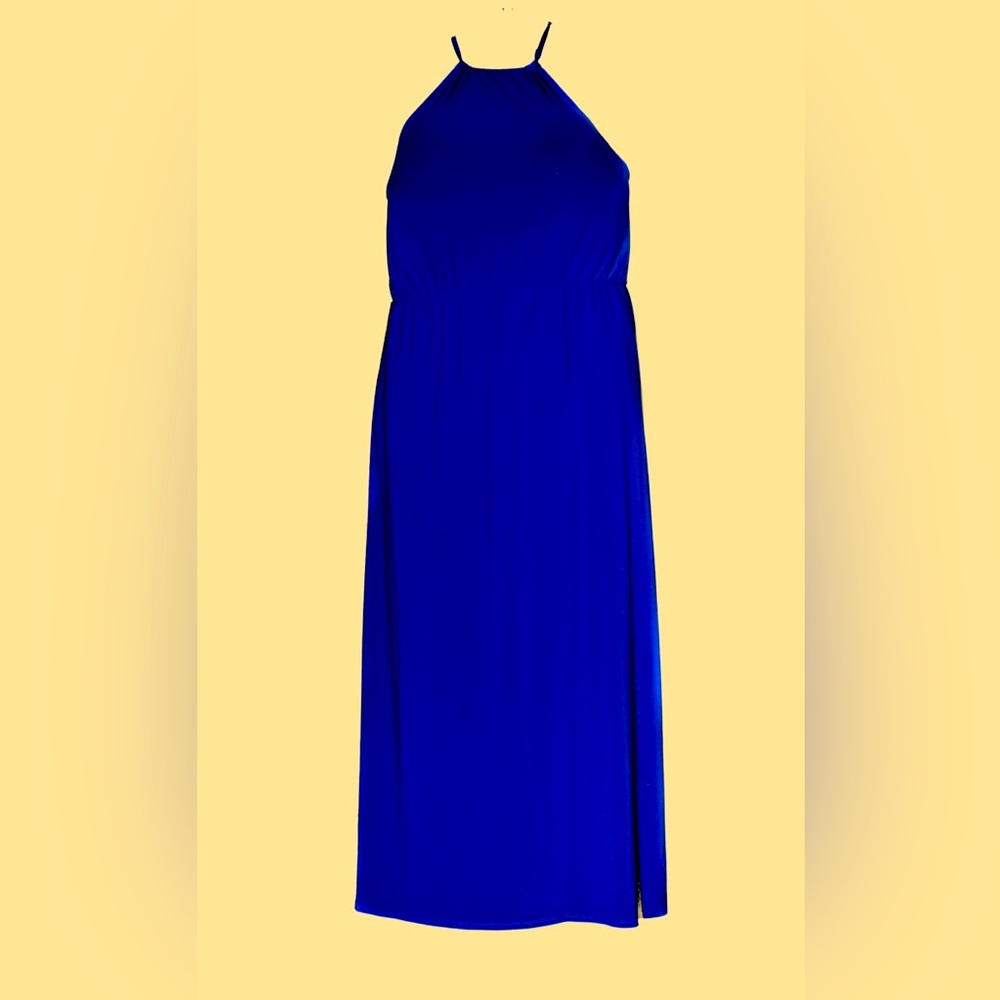 Charlotte Russe XL maxi dress navy blue